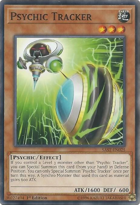 Psychic Tracker SAST-EN025 card from Savage Strike