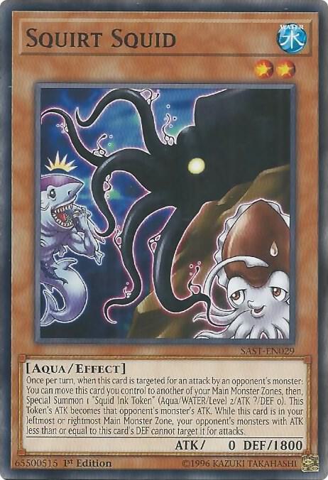 Squirt Squid SAST-EN029 card from Savage Strike