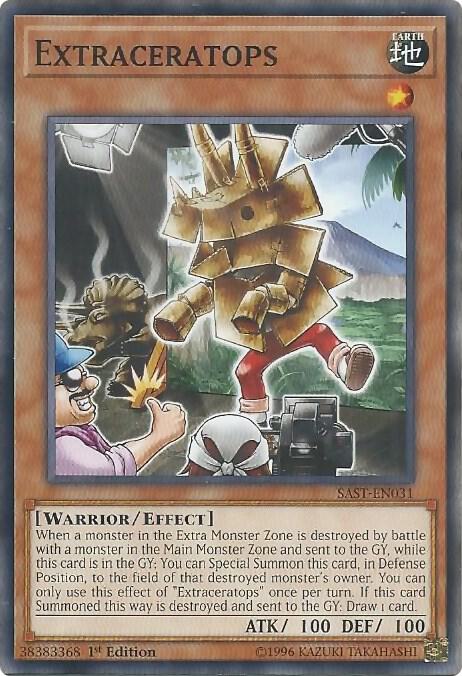Extraceratops SAST-EN031 card from Savage Strike
