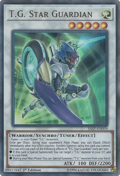 T.G. Star Guardian SAST-EN039 card from Savage Strike