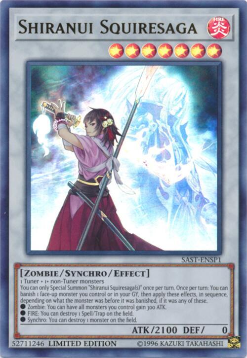 Shiranui Squiresaga SAST-ENSP1 card from Savage Strike