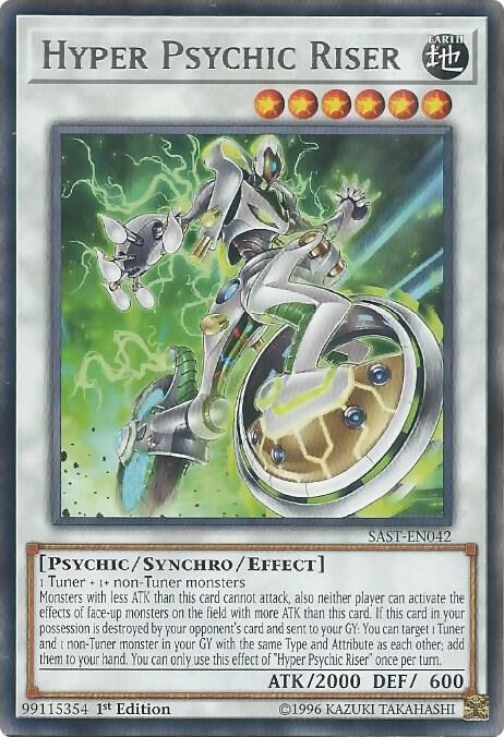 Hyper Psychic Riser SAST-EN042 card from Savage Strike