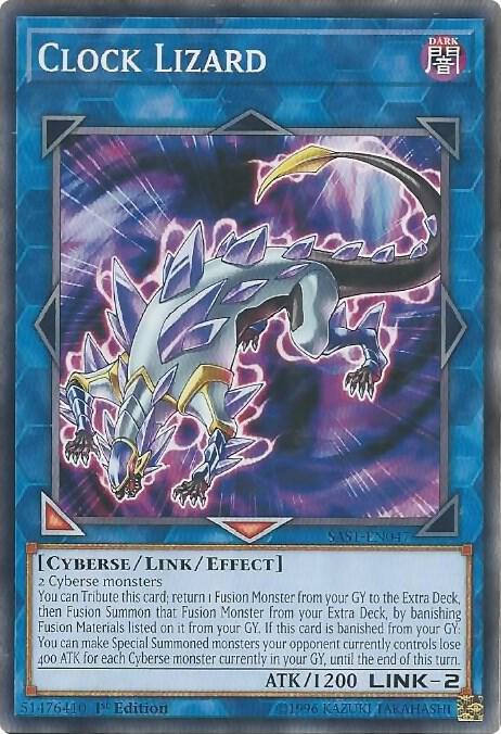 Clock Lizard SAST-EN047 card from Savage Strike