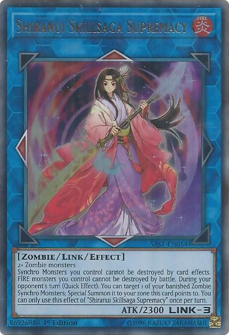 Shiranui Skillsaga Supremacy SAST-EN054 card from Savage Strike