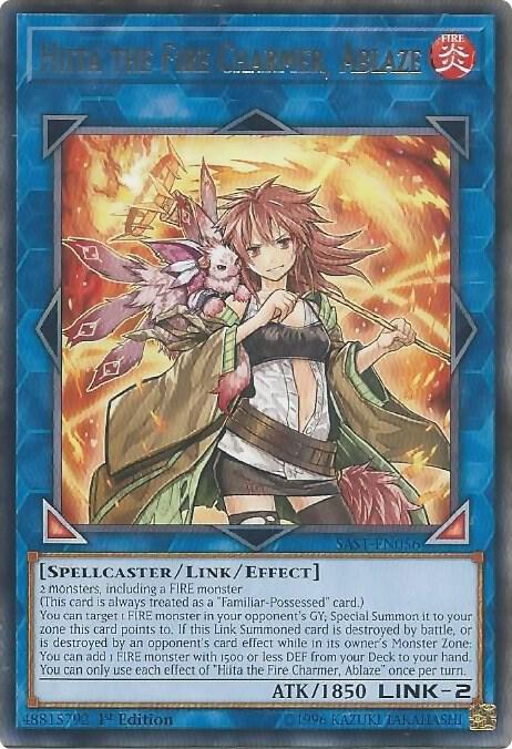 Hiita the Fire Charmer, Ablaze SAST-EN056 card from Savage Strike