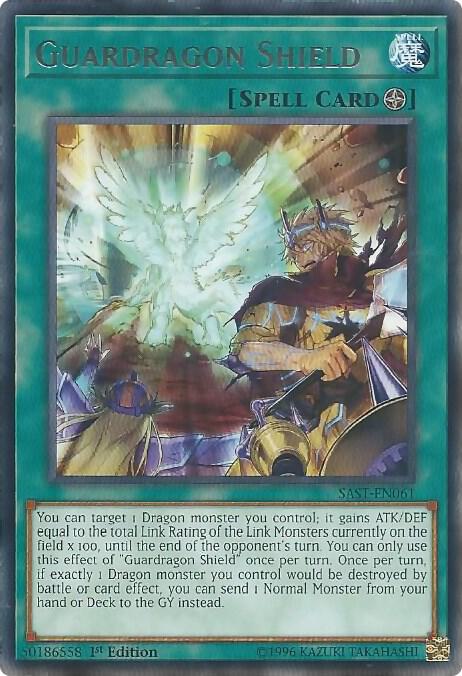 Guardragon Shield SAST-EN061 card from Savage Strike