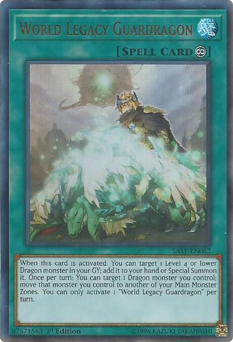 World Legacy Guardragon SAST-EN062 card from Savage Strike