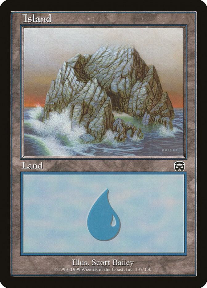 Island 337 card from Mercadian Masques