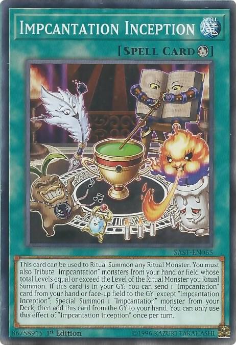 Impcantation Inception SAST-EN065 card from Savage Strike