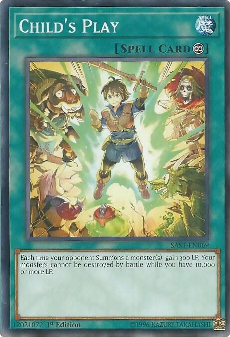 Child's Play SAST-EN069 card from Savage Strike