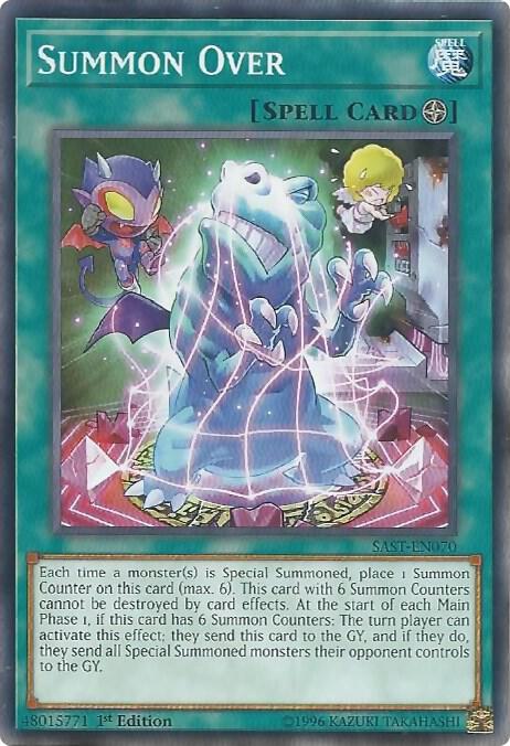 Summon Over SAST-EN070 card from Savage Strike