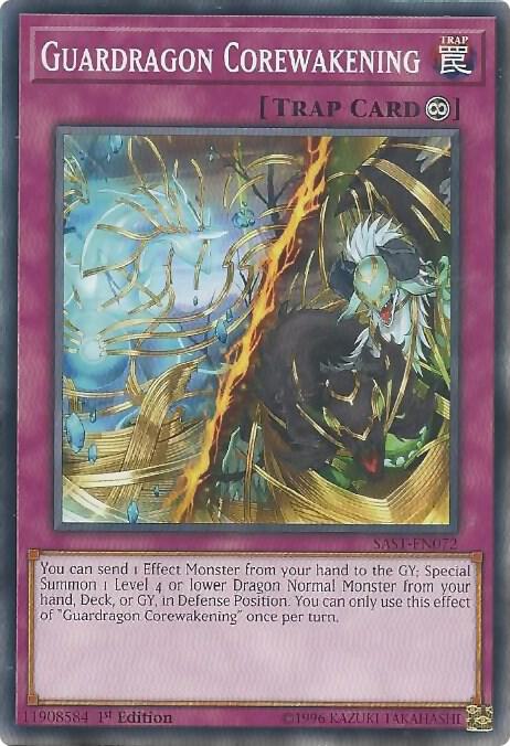 Guardragon Corewakening SAST-EN072 card from Savage Strike
