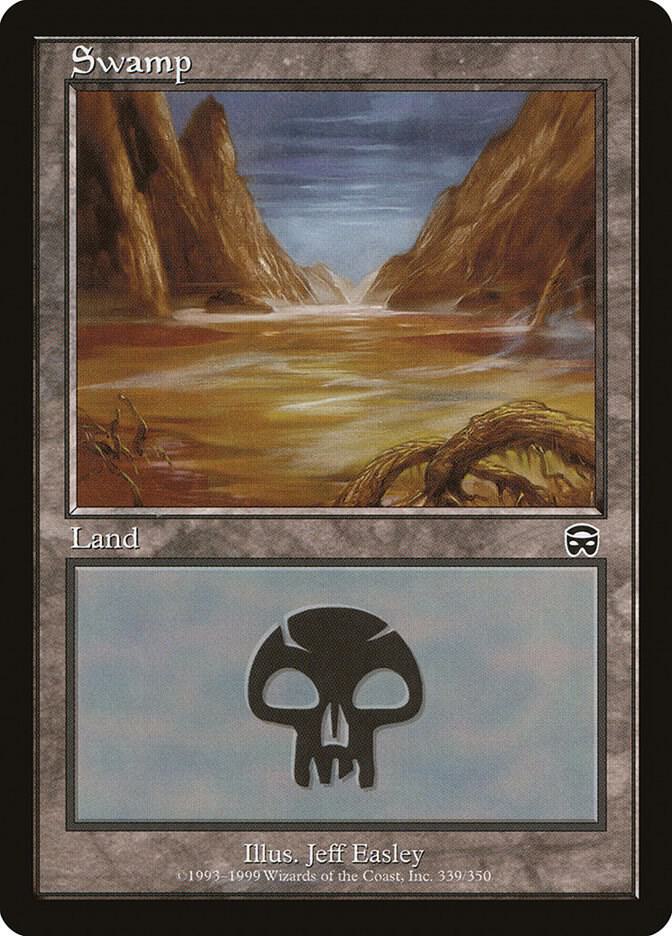 Swamp 339 card from Mercadian Masques
