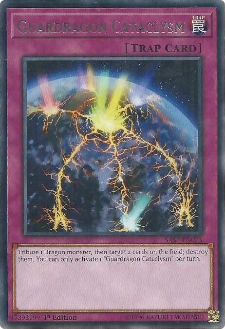 Guardragon Cataclysm SAST-EN073 card from Savage Strike