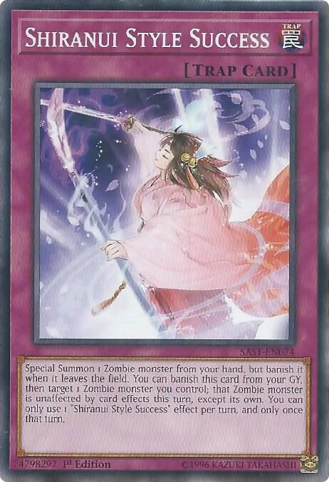 Shiranui Style Success SAST-EN074 card from Savage Strike