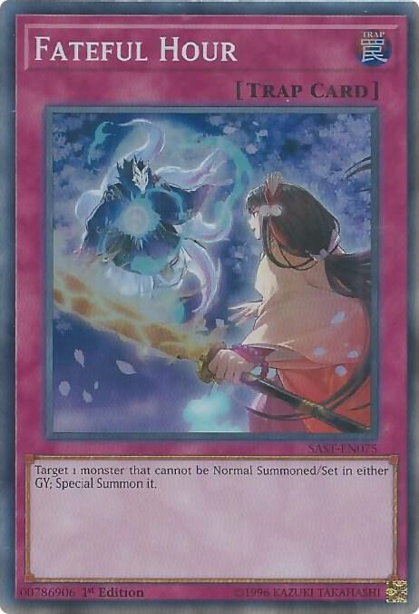 Fateful Hour SAST-EN075 card from Savage Strike