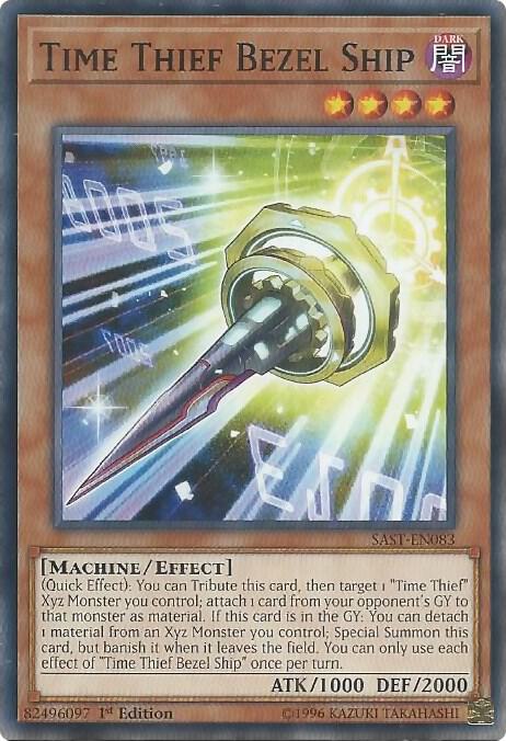 Time Thief Bezel Ship SAST-EN083 card from Savage Strike