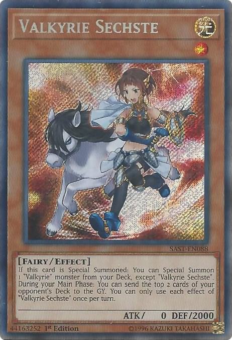 Valkyrie Sechste SAST-EN088 card from Savage Strike