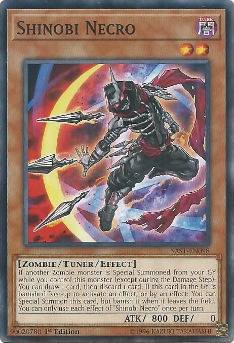 Shinobi Necro SAST-EN098 card from Savage Strike