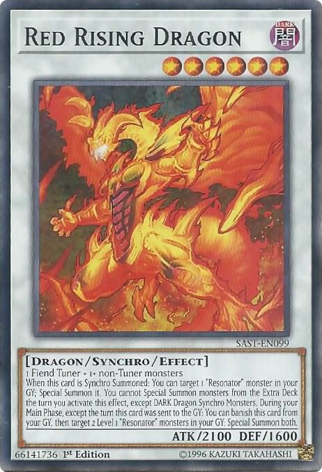 Red Rising Dragon SAST-EN099 card from Savage Strike