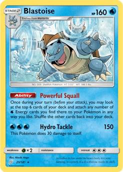 Blastoise - 25/181 (Cracked Ice Holo) 025/181 card from Deck Exclusives