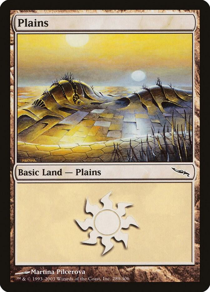 Plains 289 card from Mirrodin