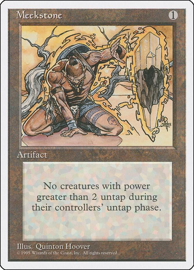 Meekstone card from Fourth Edition