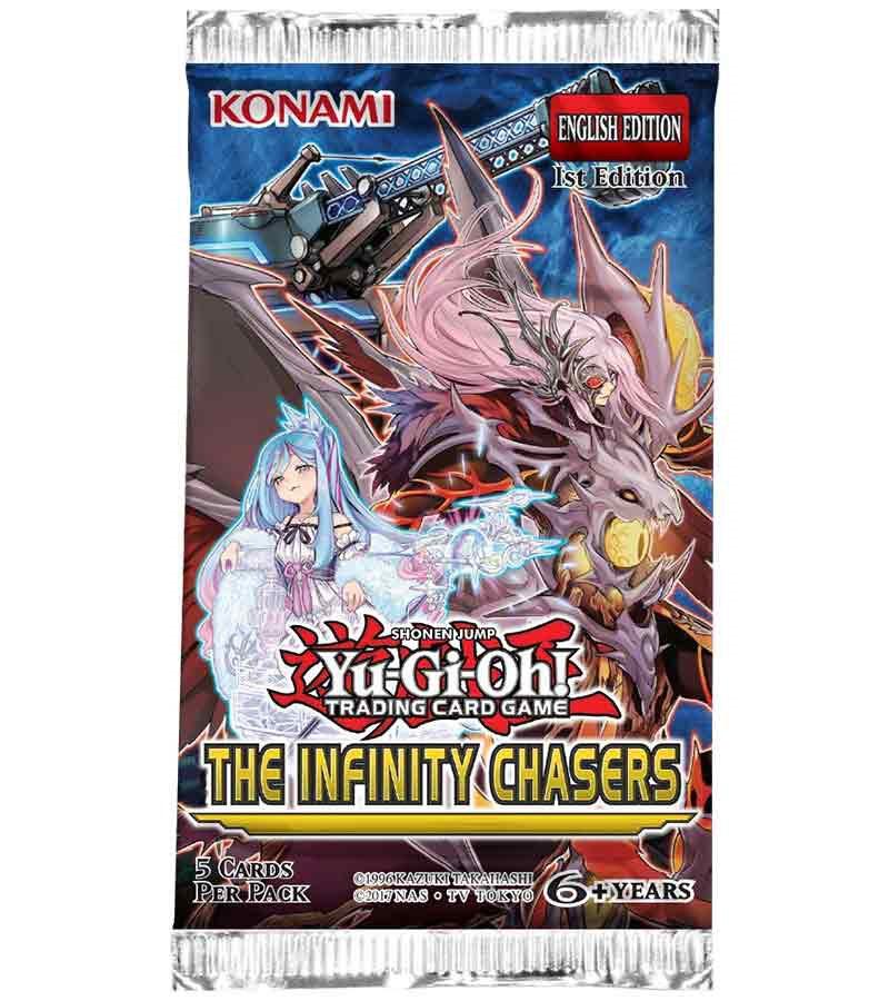 The Infinity Chasers Booster Pack card from The Infinity Chasers