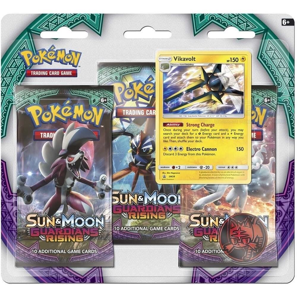 Guardians Rising 3 Pack Blister [Vikavolt] card from SM - Guardians Rising