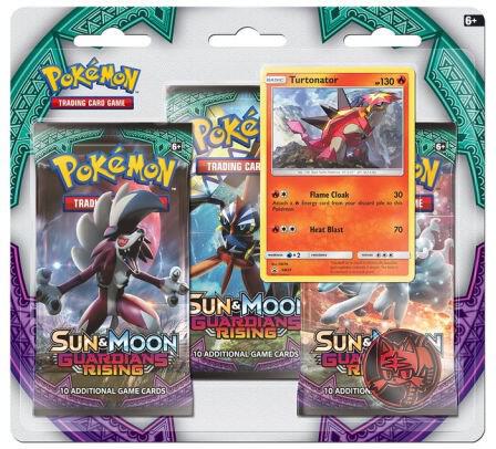 Guardians Rising 3 Pack Blister [Turtonator] card from SM - Guardians Rising