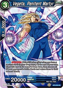 Vegeta, Penitent Martyr BT6-033 card from Destroyer Kings