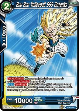 Buu Buu Volleyball SS3 Gotenks BT6-039 card from Destroyer Kings