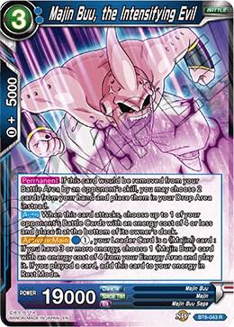 Majin Buu, the Intensifying Evil BT6-043 card from Destroyer Kings