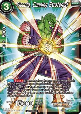 Piccolo, Cunning Strategist (Power Booster) P-114 card from Promotion Cards