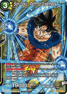 Son Goku, Path to Greatness (Power Booster) P-115 card from Promotion Cards