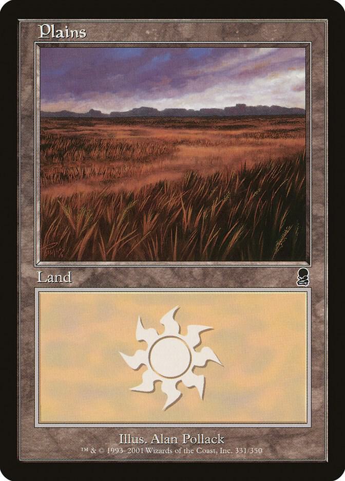 Plains 331 card from Odyssey