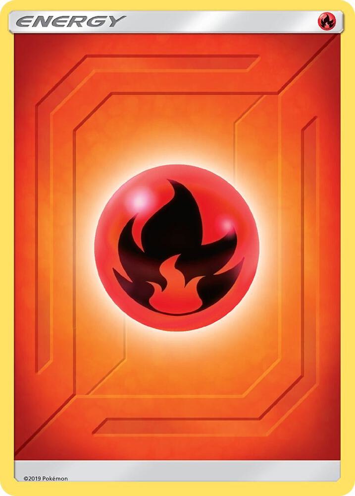 Fire Energy (2019 Unnumbered) card from SM - Team Up