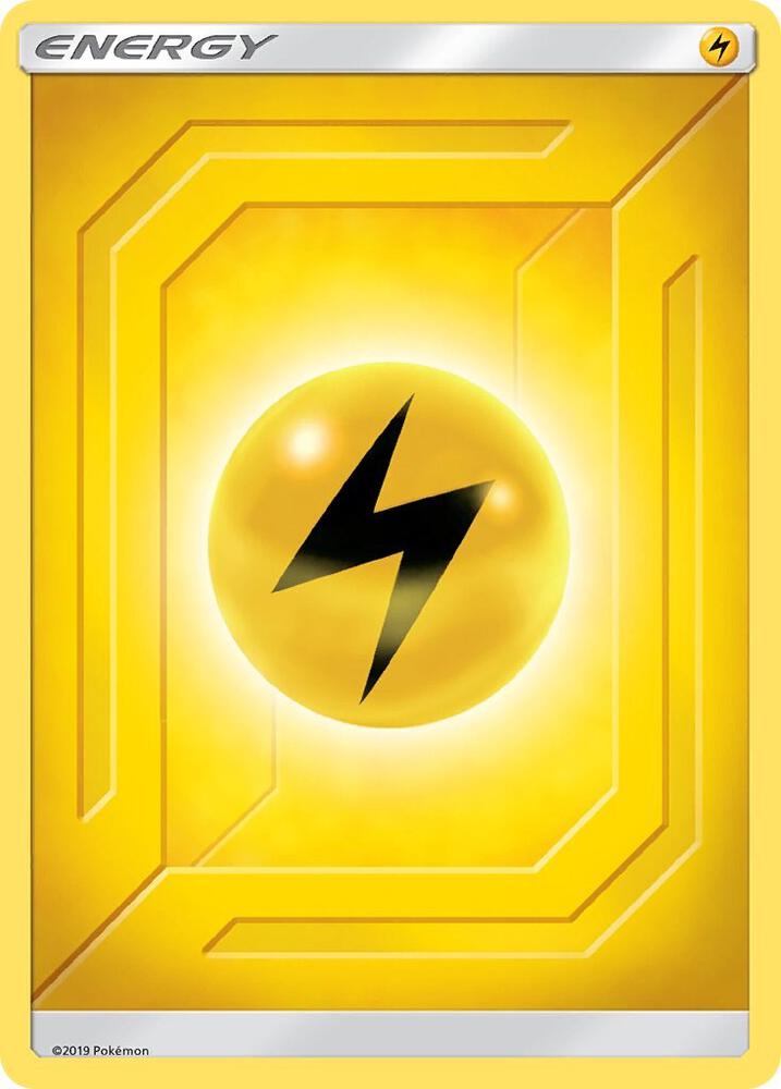 Lightning Energy (2019 Unnumbered) card from SM - Team Up