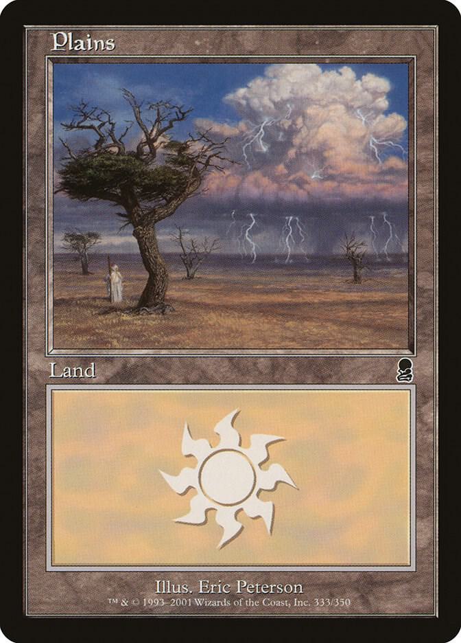 Plains 333 card from Odyssey