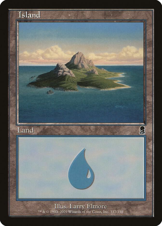 Island 337 card from Odyssey