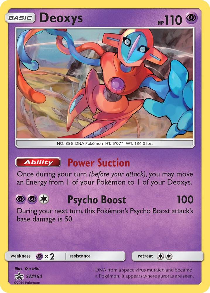 Deoxys SM164 card from SM Promos