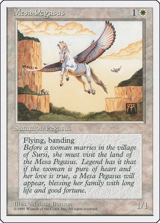 Mesa Pegasus card from Fourth Edition