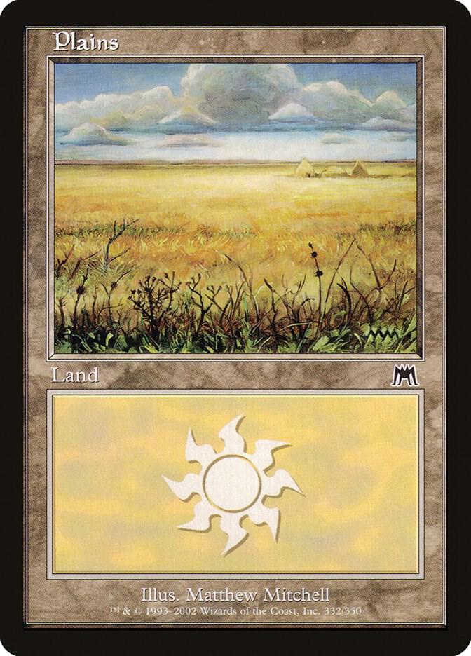 Plains 332 card from Onslaught