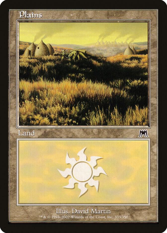 Plains 333 card from Onslaught