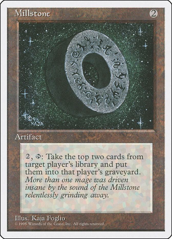 Millstone card from Fourth Edition