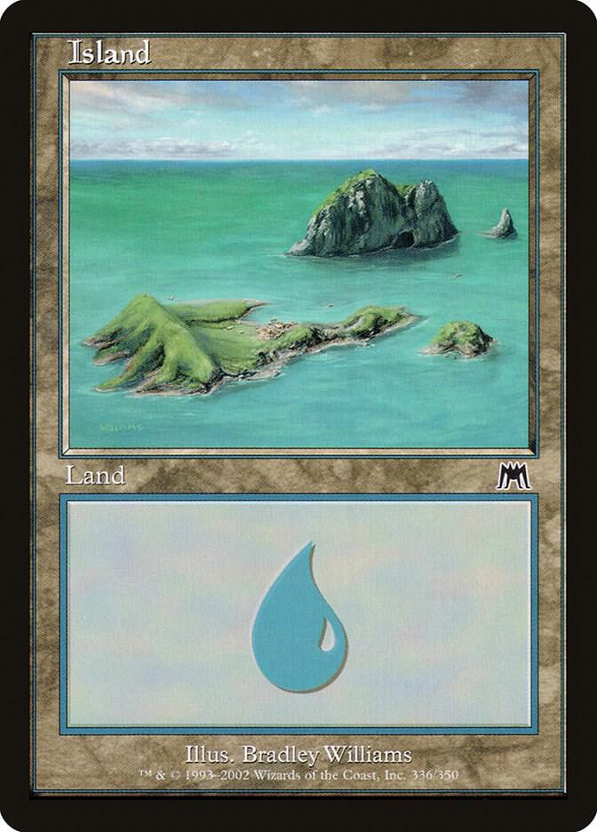 Island 336 card from Onslaught