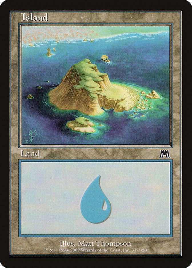 Island 337 card from Onslaught
