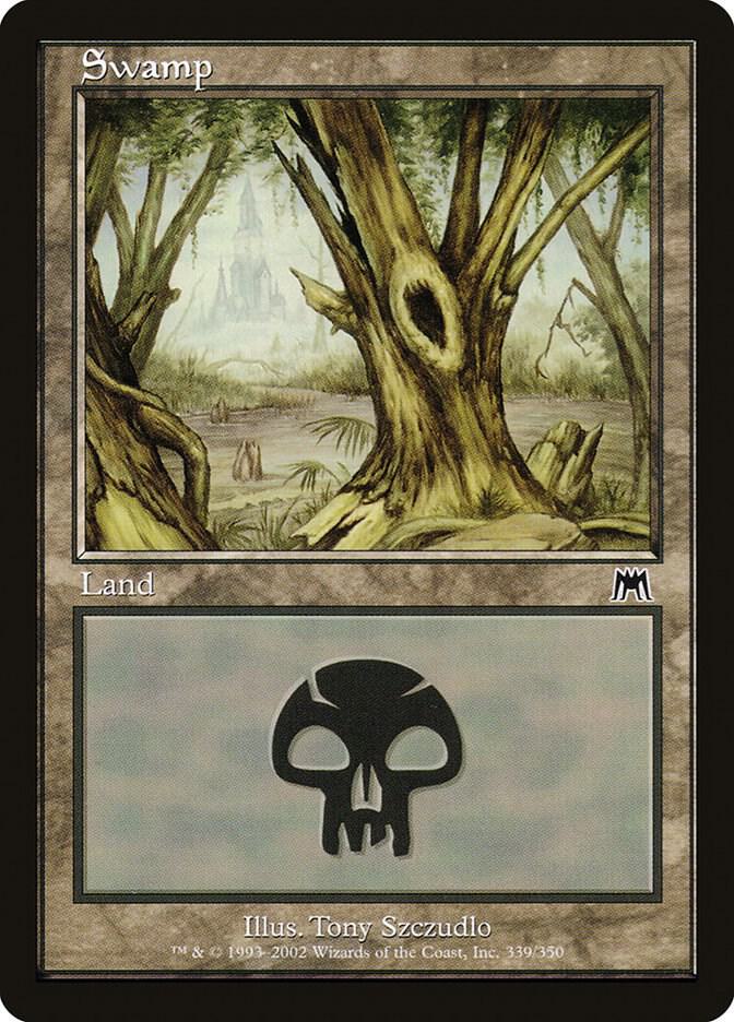 Swamp 339 card from Onslaught