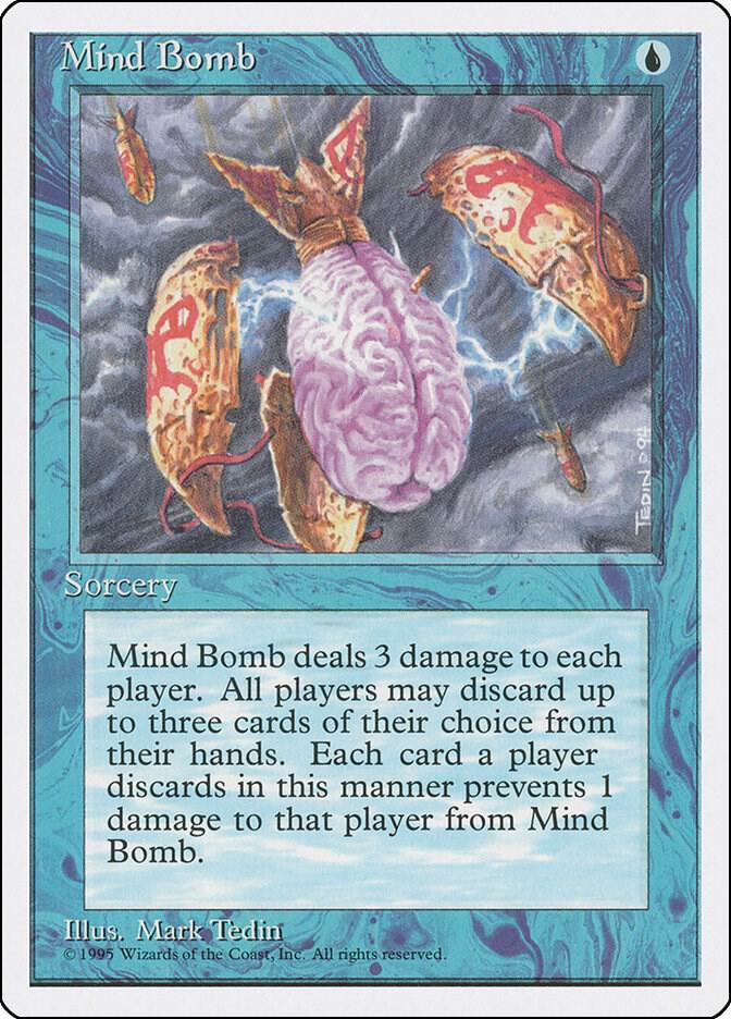 Mind Bomb card from Fourth Edition