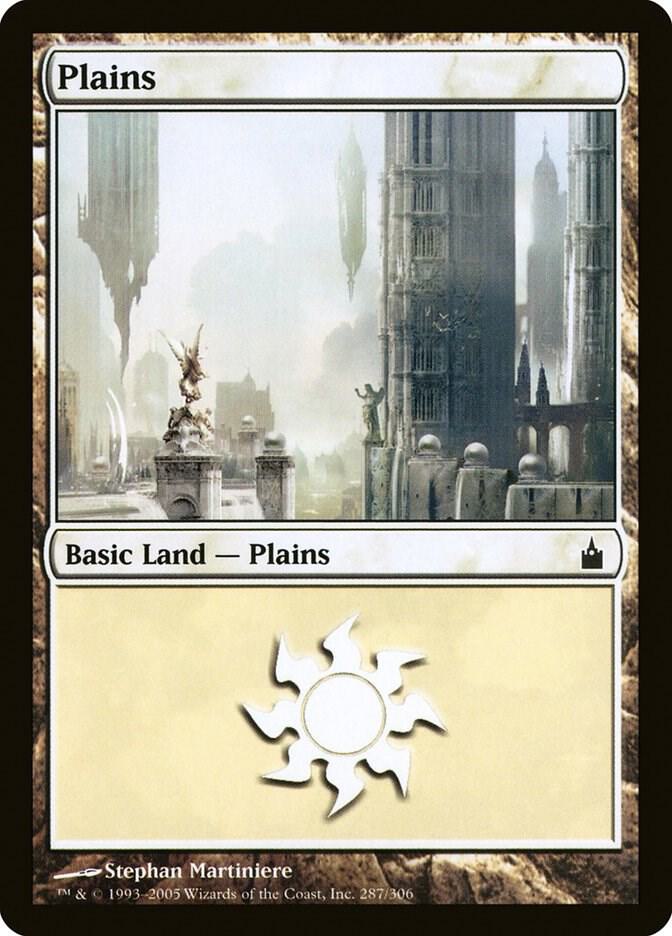 Plains 287 card from Ravnica: City of Guilds